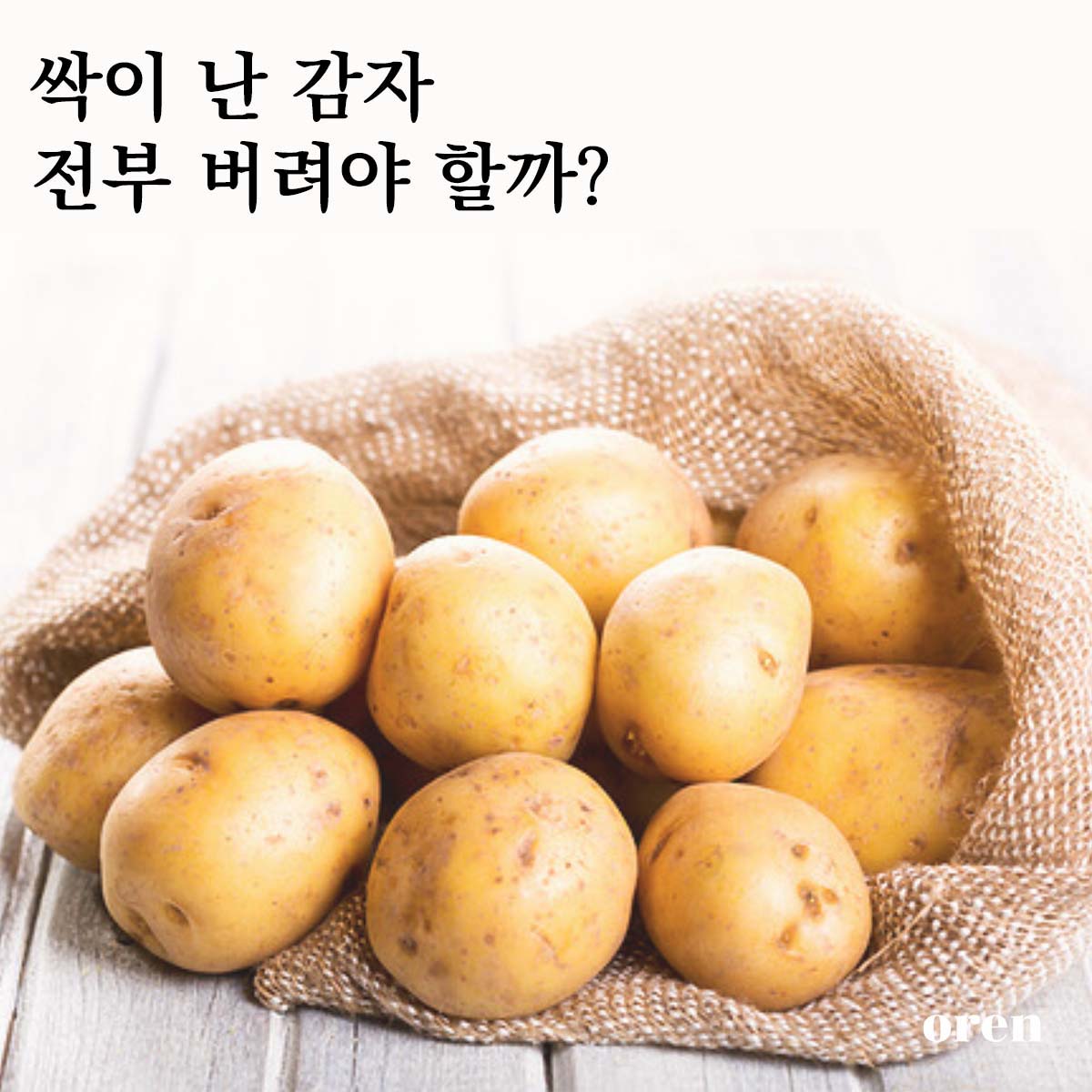 감자 독성 제거하기 : Learn 오랜, 매일 매일 건강해지는 생활