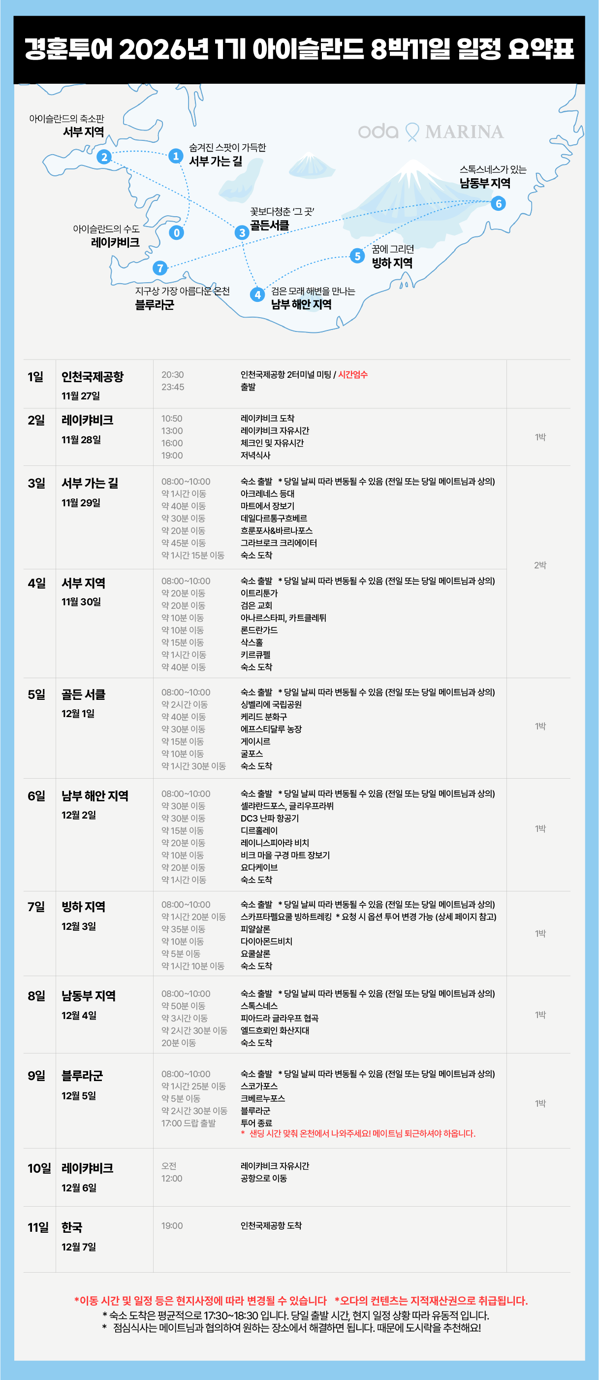 경훈투어 2026 1기 <아이슬란드>