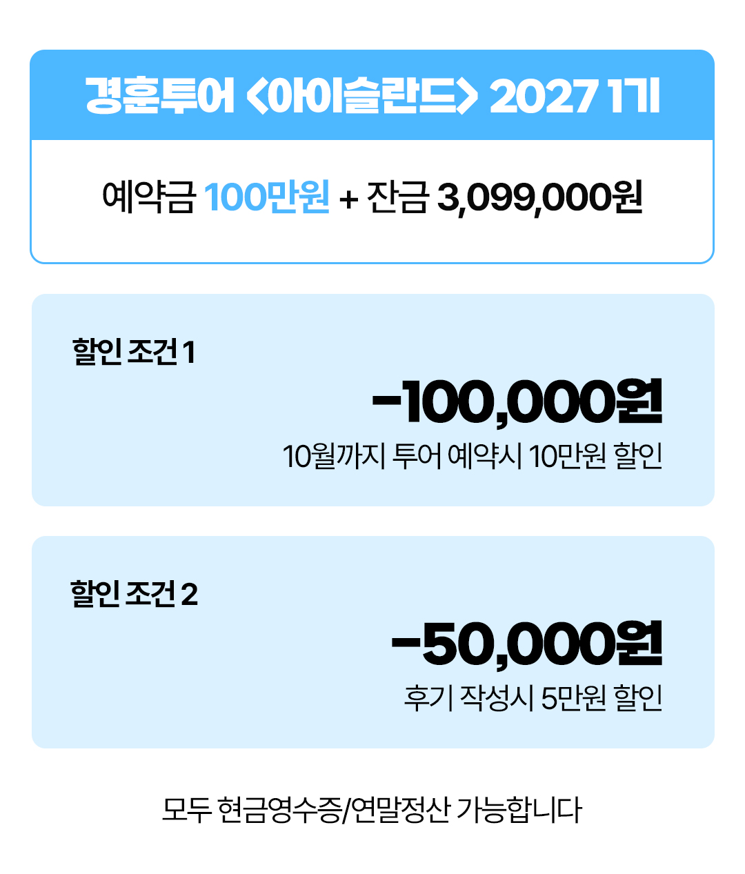 경훈투어 <아이슬란드> 2027 1기