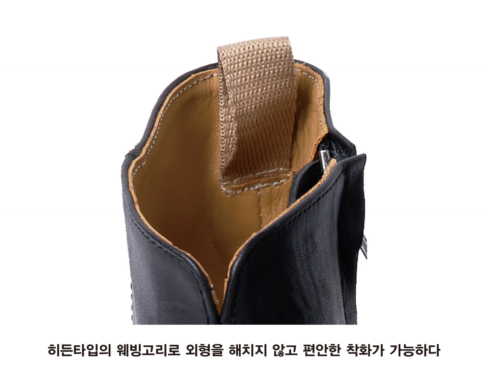 Paul 40 Zip up boot in kipskin Black
