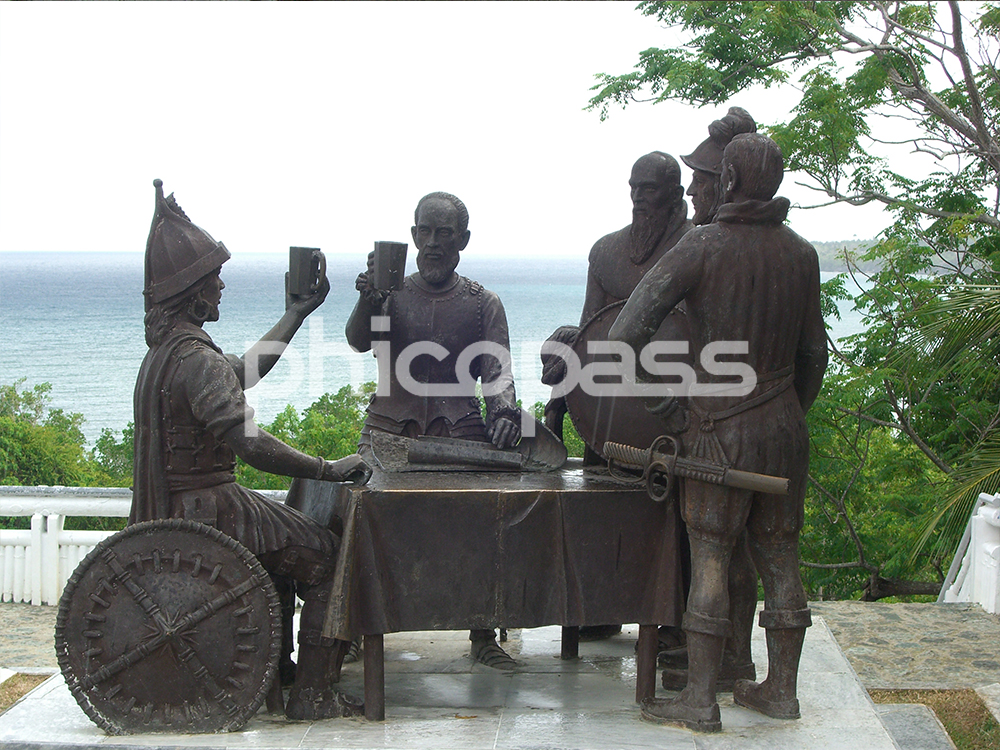 1565년 스페인 원정대와 보홀 원주민이 블러드 협약을 맺은 기념비상