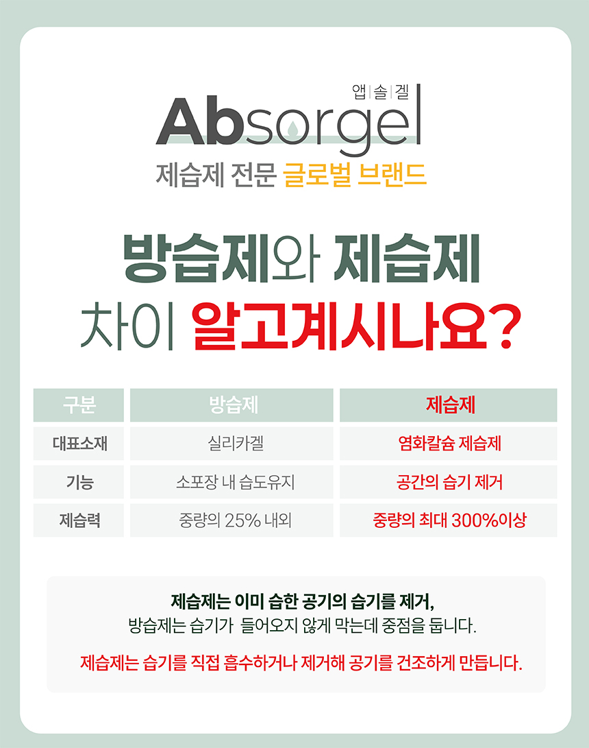 우리집을 뽀송하게! 프리미엄 제습제 (1set 17p)