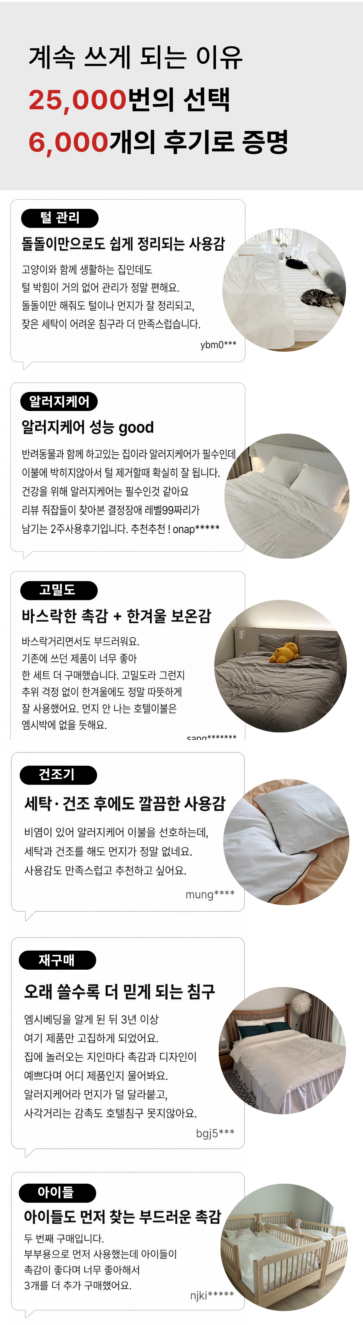 코튼60수 알러지케어 호텔침구 이불세트 | 화이트