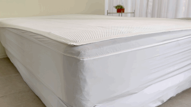 엠시베딩 쯔누가 냉감패드 여름 이불패드 패밀리 침대패드 고정밴드 SS Q K