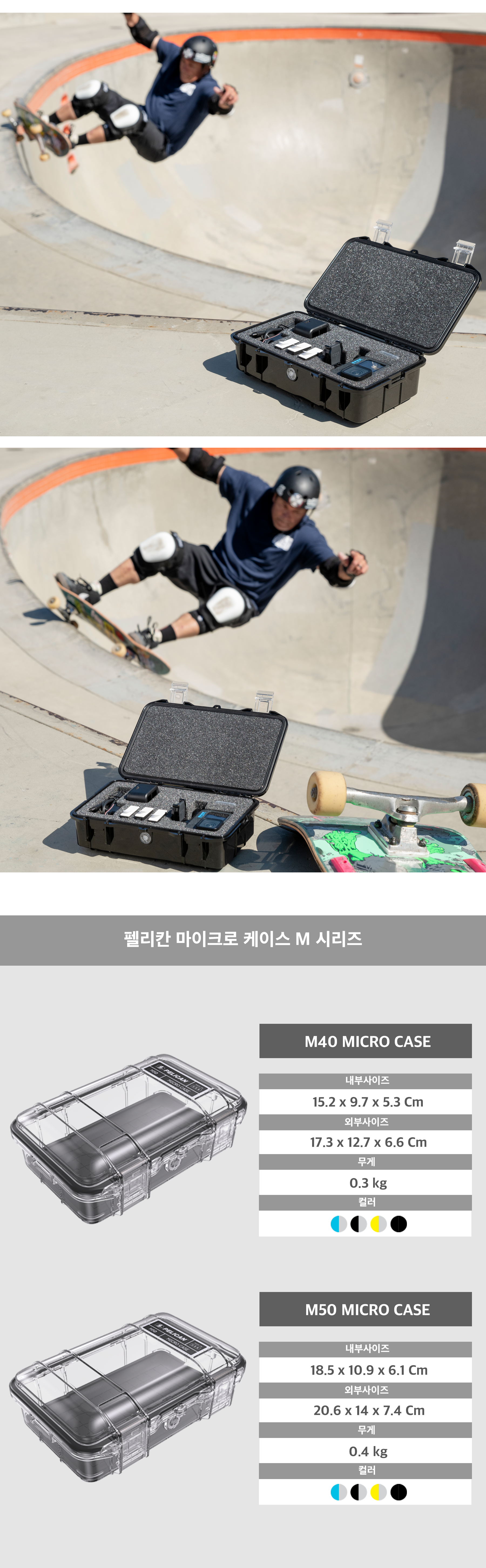 M60GP 마이크로케이스 (고프로 전용)