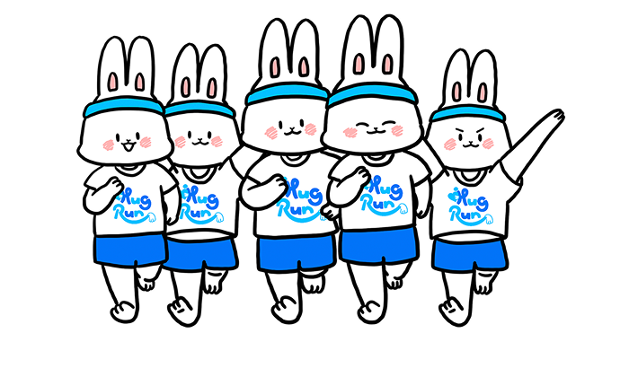 단체로 달리는 베니