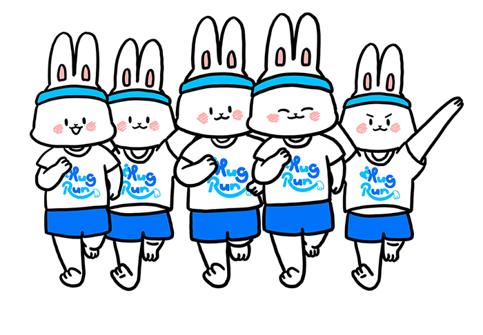 단체로 달리는 베니