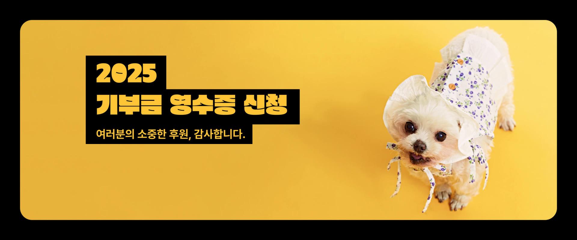 2025 기부금 영수증 신청