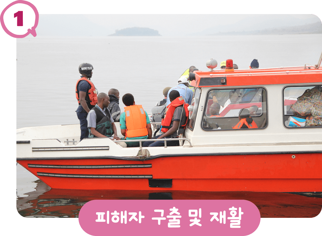 1. 피해자 구출 및 재활