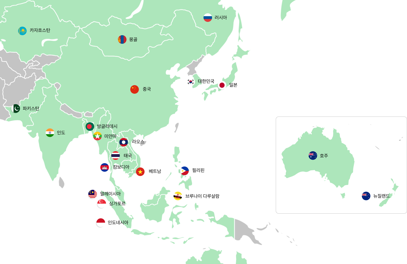 ASIA 지도
