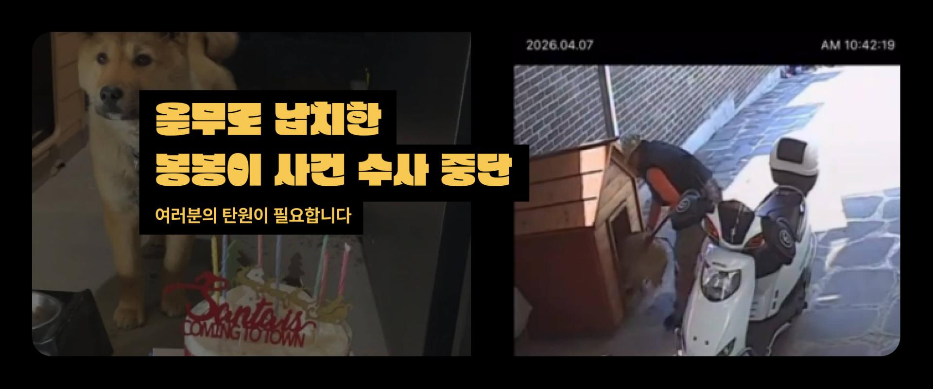 올무로 납치한 봉봉이 사건 수사 중단