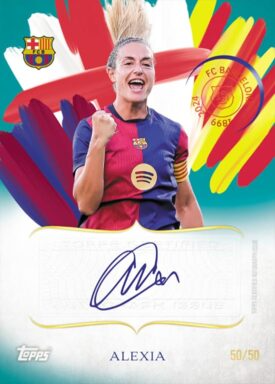 2024-25 TOPPS FC Barcelona 125 Years Anniversary Soccer Cards - Legacy Lines Autograph Alexia Putellas