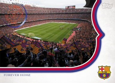 2024-25 TOPPS FC Barcelona 125 Years Anniversary Soccer Cards - Forever Home Insert Camp Nou