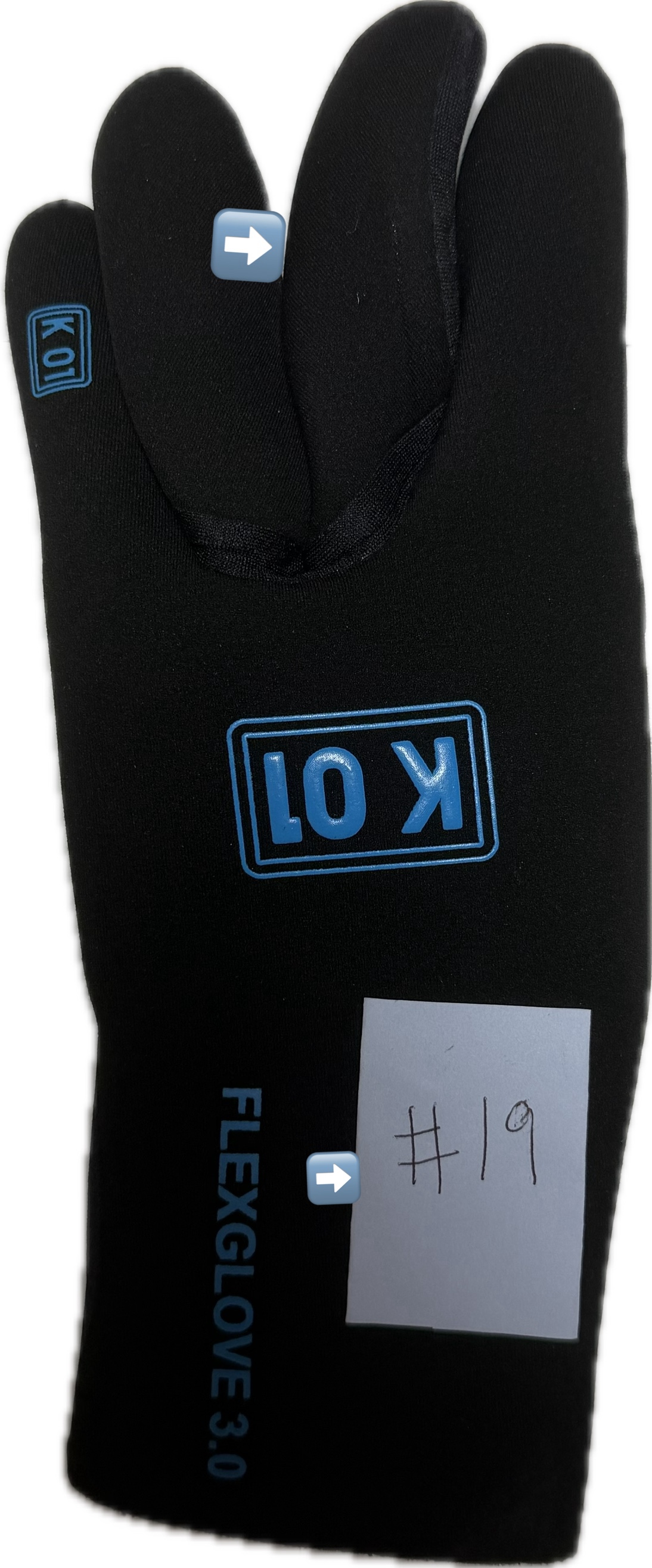 K01 Glove / 3mm / 파랑 / XS / OUTLET#17