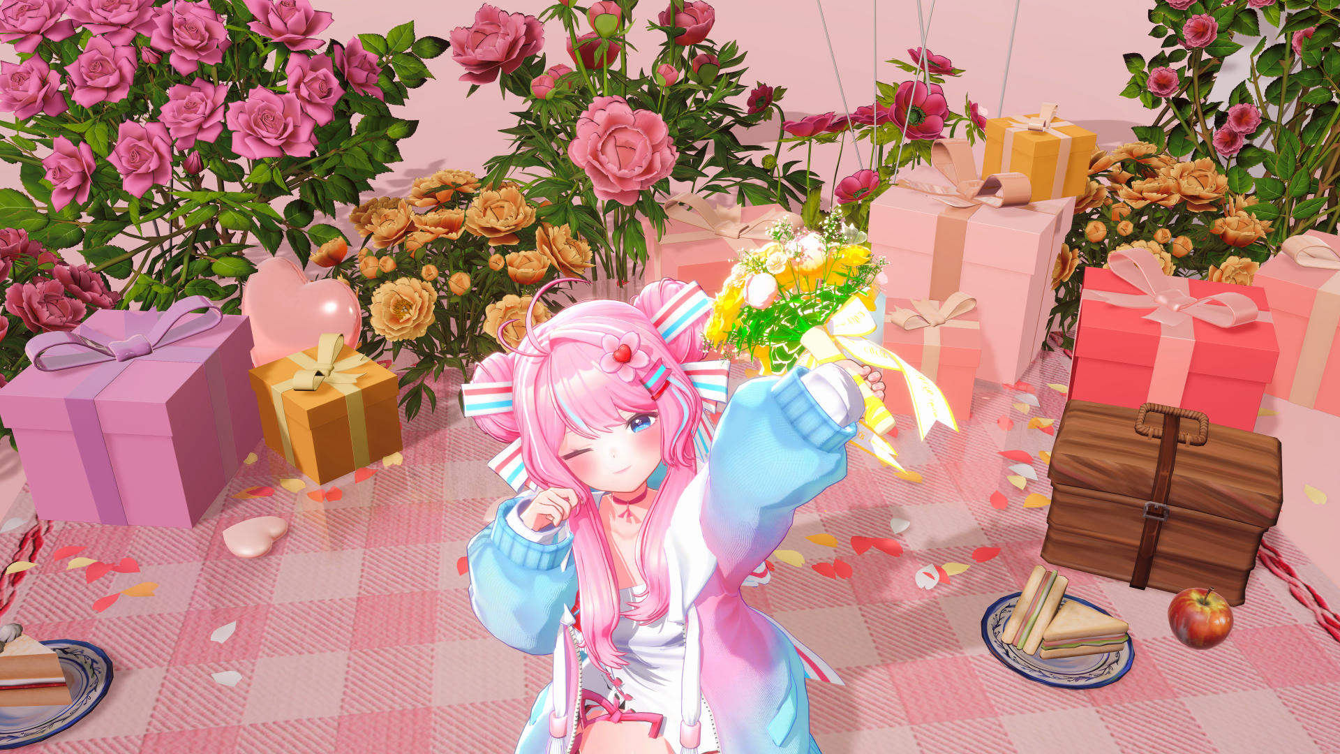 [3D프랍] 신부 꽃다발 (cvcr작가)
