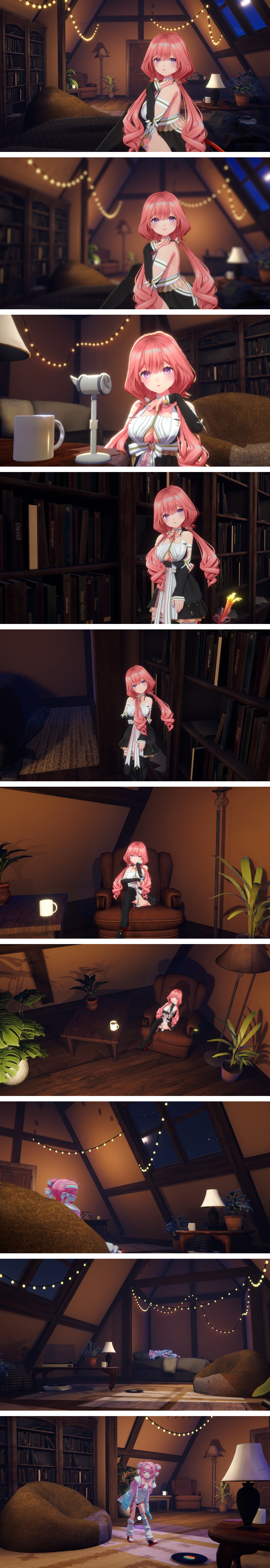 [3D배경] 아늑한 다락 (주입더 작가)