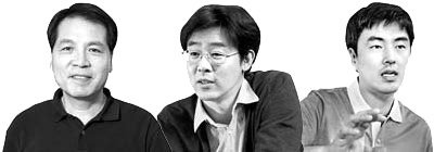 왼쪽부터 석상일, 배준범, 김건호.