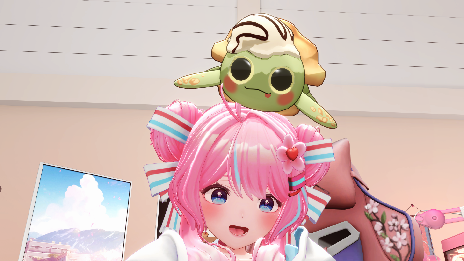 [3D프랍] 머리 위 다섯 동물친구들 (cvcr작가)