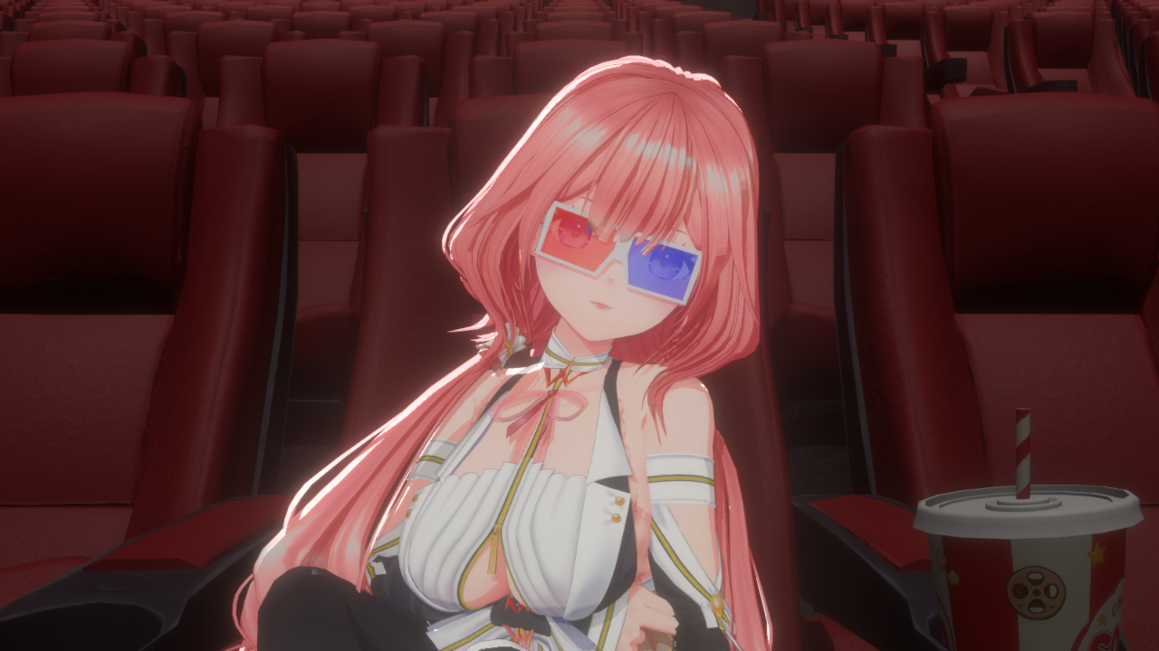 [3D프랍] 영화관3D안경 (색상변경가능)