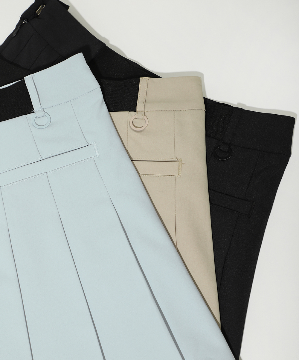 더블주름치마(3color)