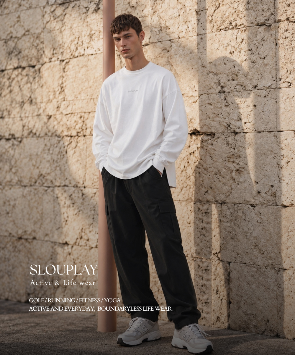 [MENS]SLPL 액티브 힙커버 핑거홀티(2color)