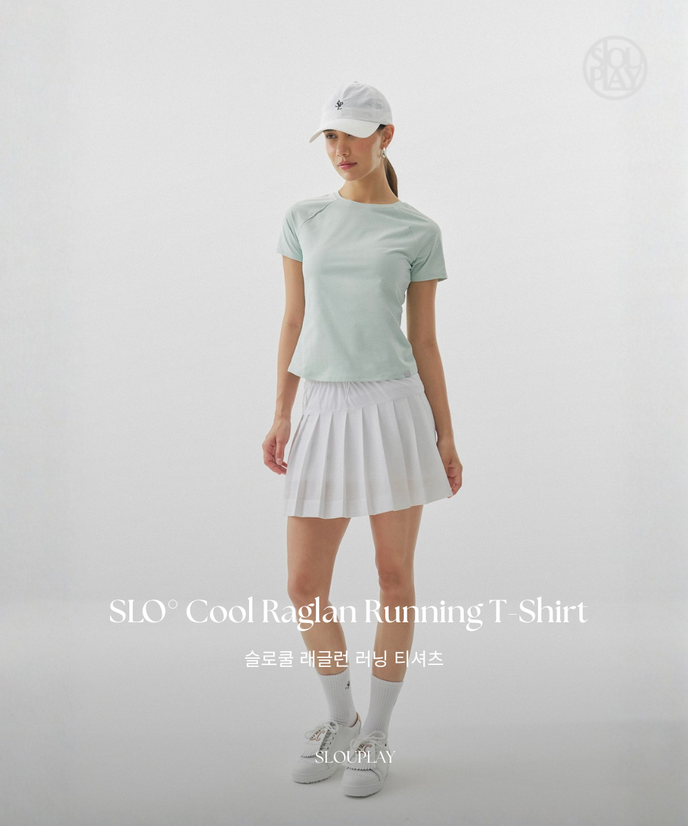 슬로쿨 래글런 러닝 티셔츠(5color)