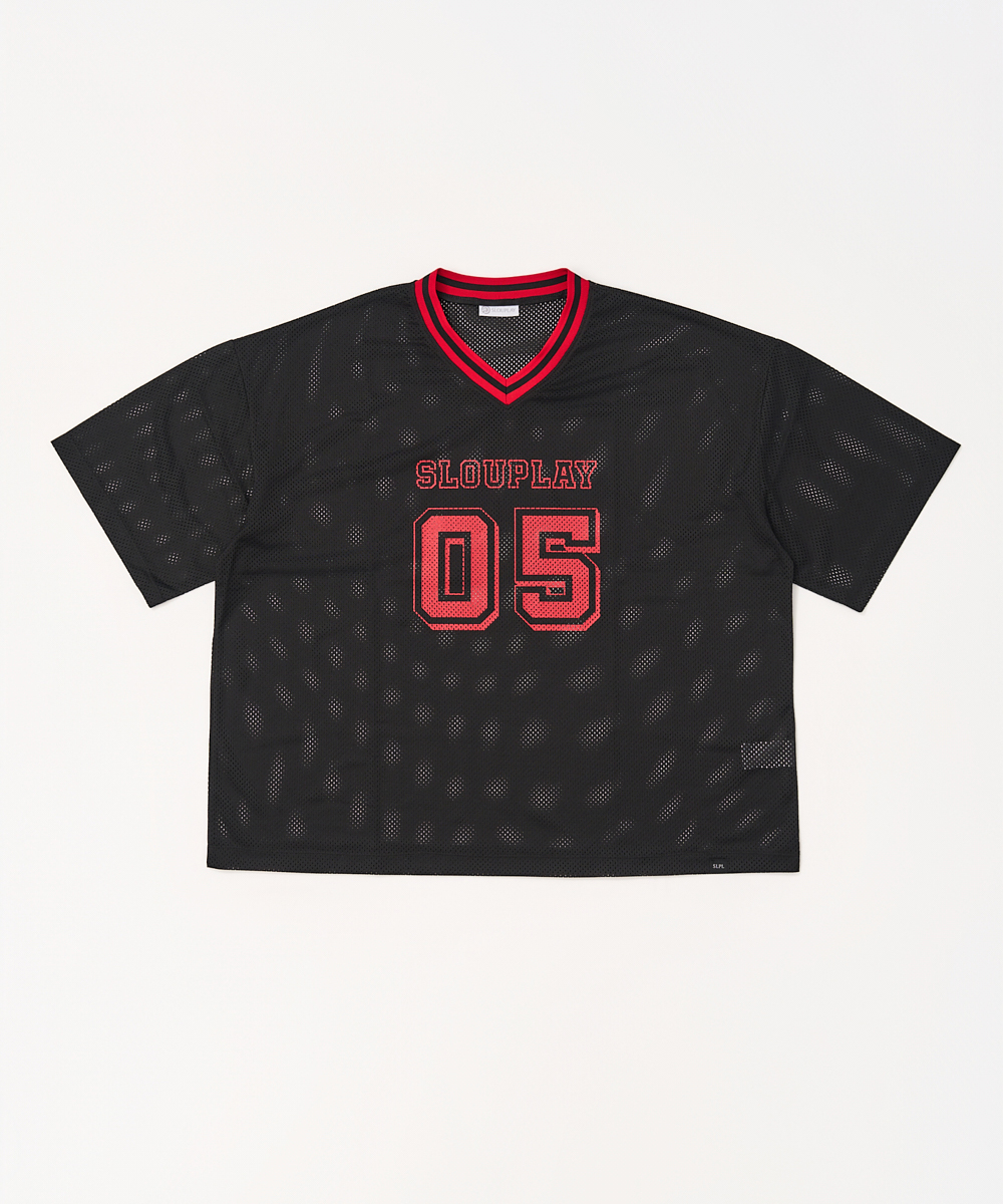 SLPL NO.5 메쉬 저지T(블랙)