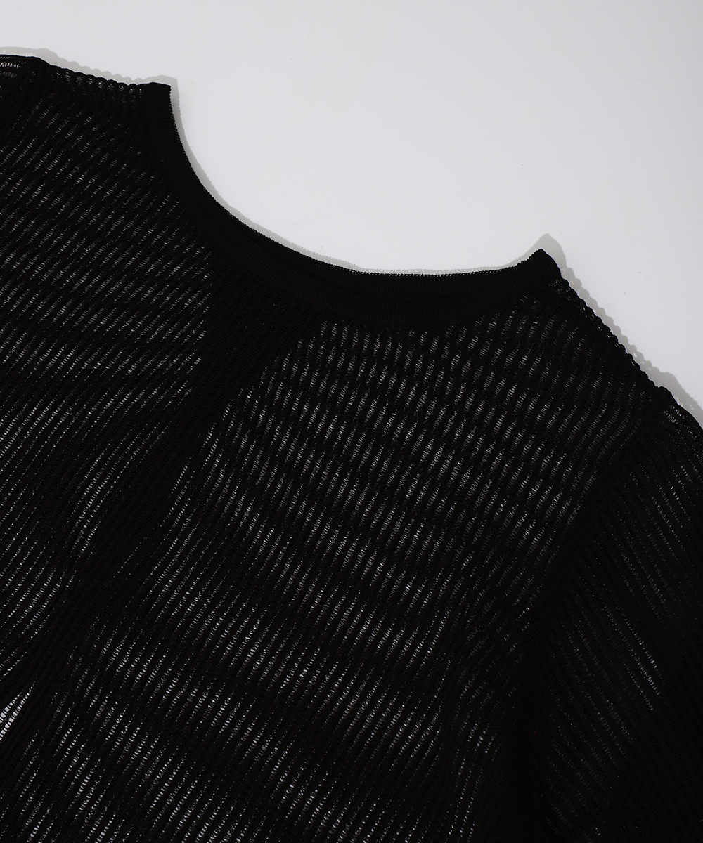 프렌치 백슬릿 니트(4color)