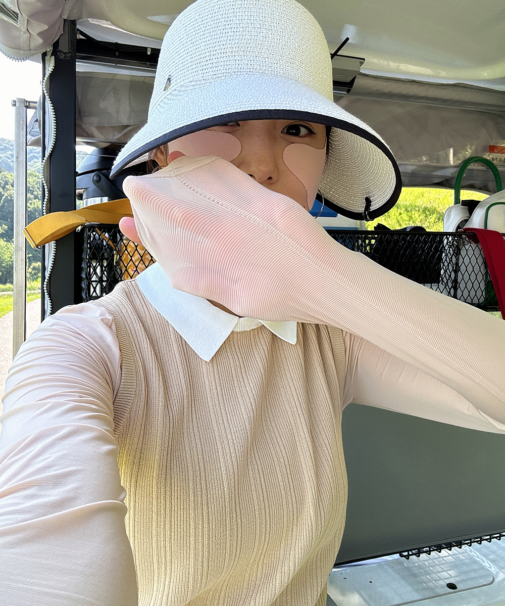 라운드넥 UV차단 냉감 이너(2color)
