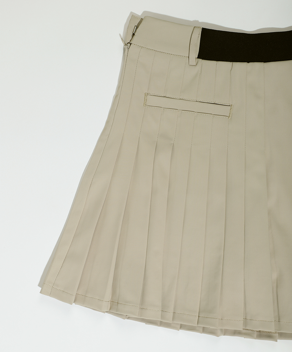 더블주름치마(3color)