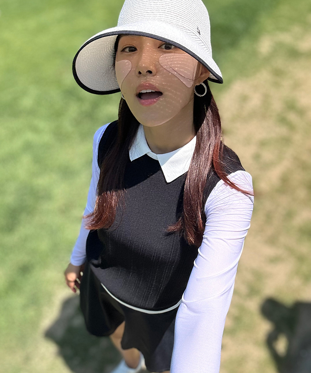 라운드넥 UV차단 냉감 이너(2color)