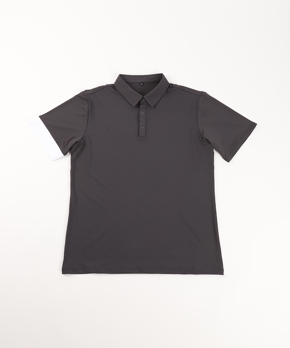 [MENS]소매 배색 쿨링 카라T(3color)