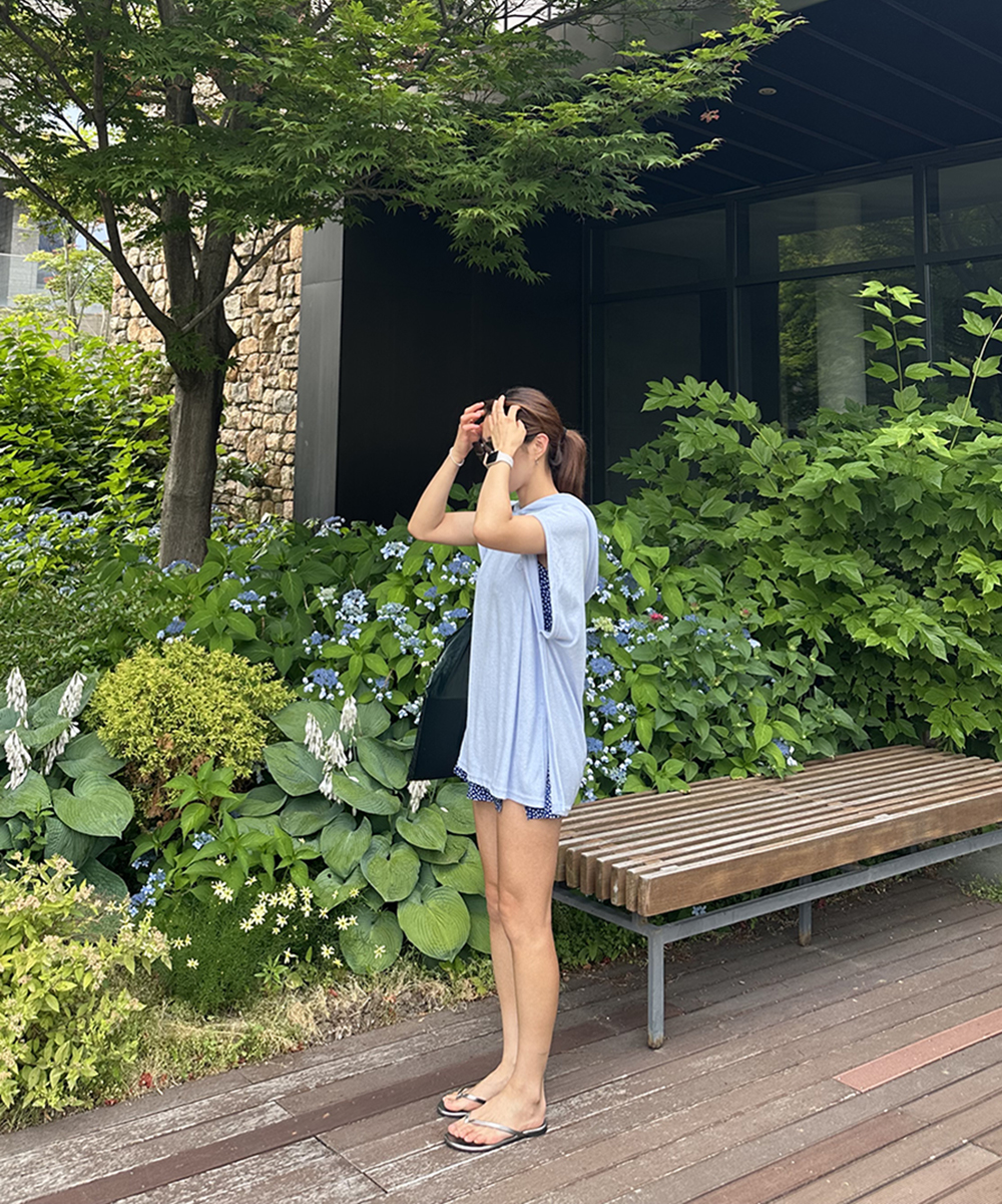 비치 후드 가운(4color)