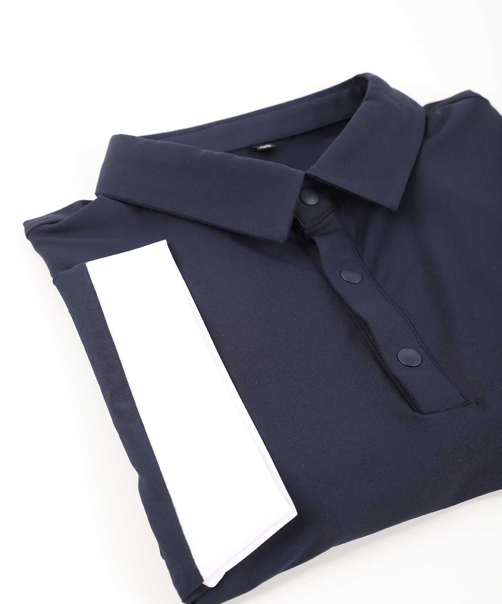 [MENS]소매 배색 쿨링 카라T(3color)