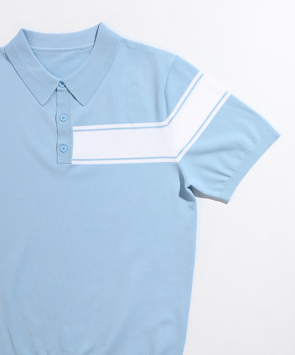 [MENS]남성 카라 반팔 니트(3color)