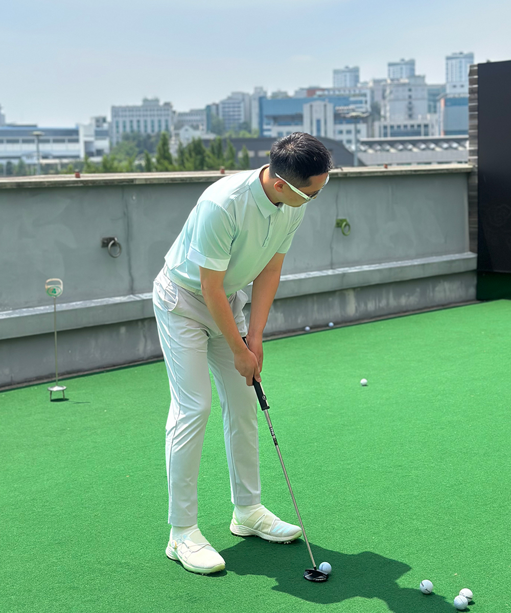 [MENS]소매 배색 쿨링 카라T(3color)