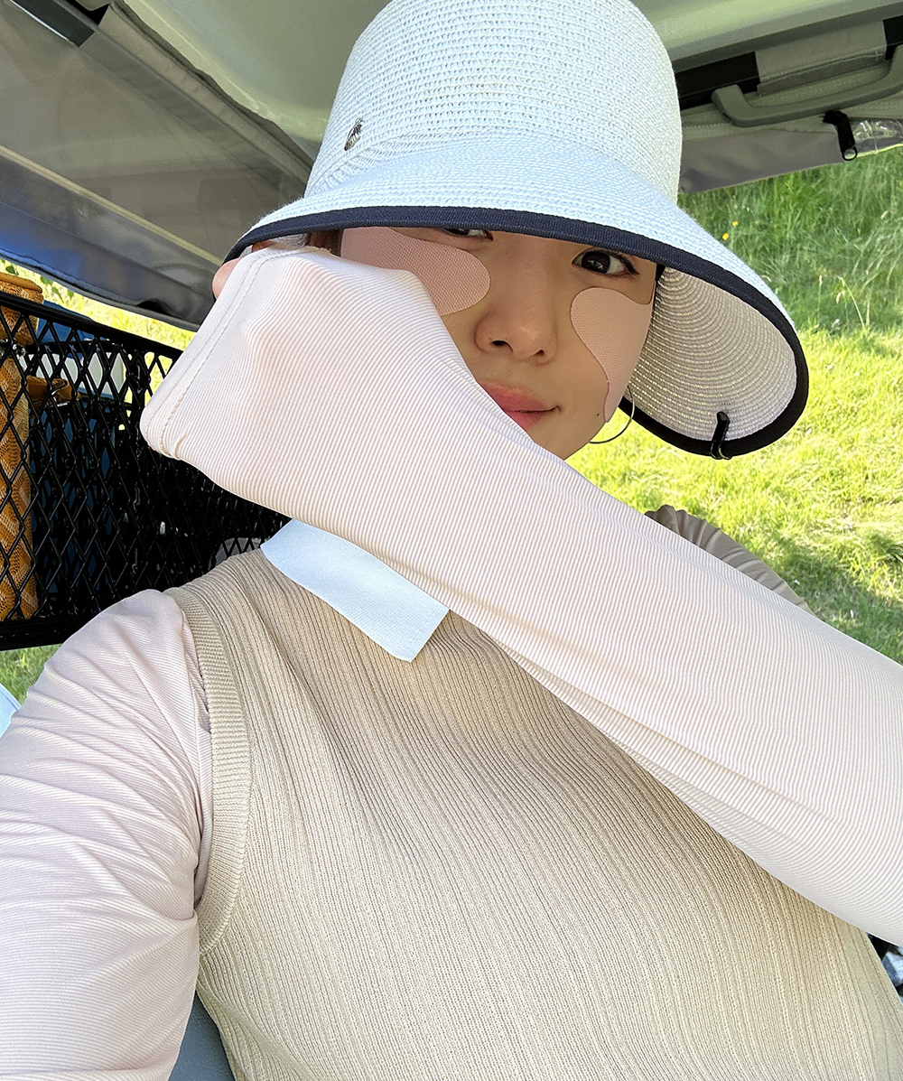라운드넥 UV차단 냉감 이너(2color)