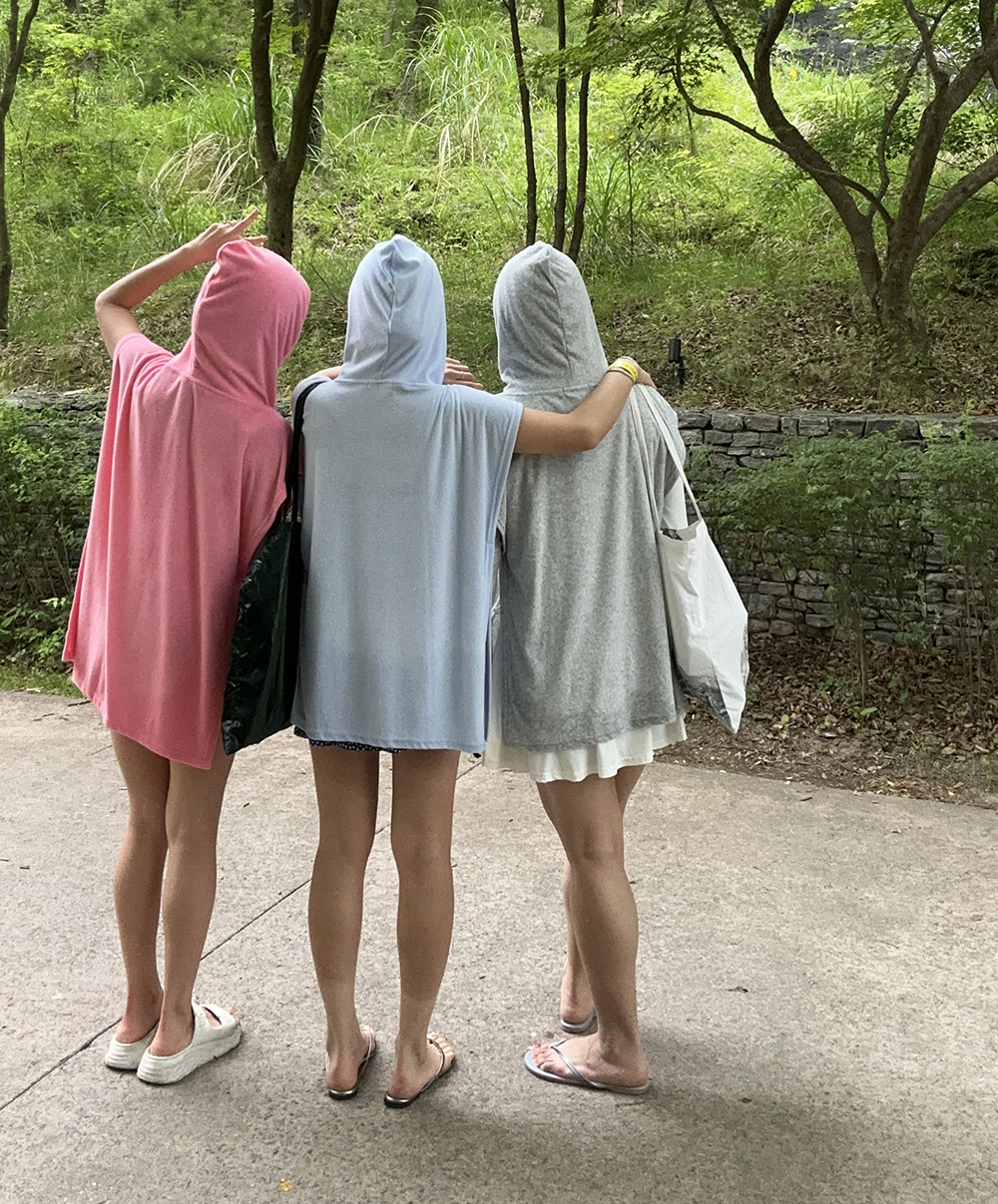 비치 후드 가운(4color)