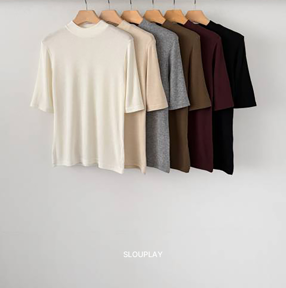 데일리 반목 소프트 슬림T(6color)