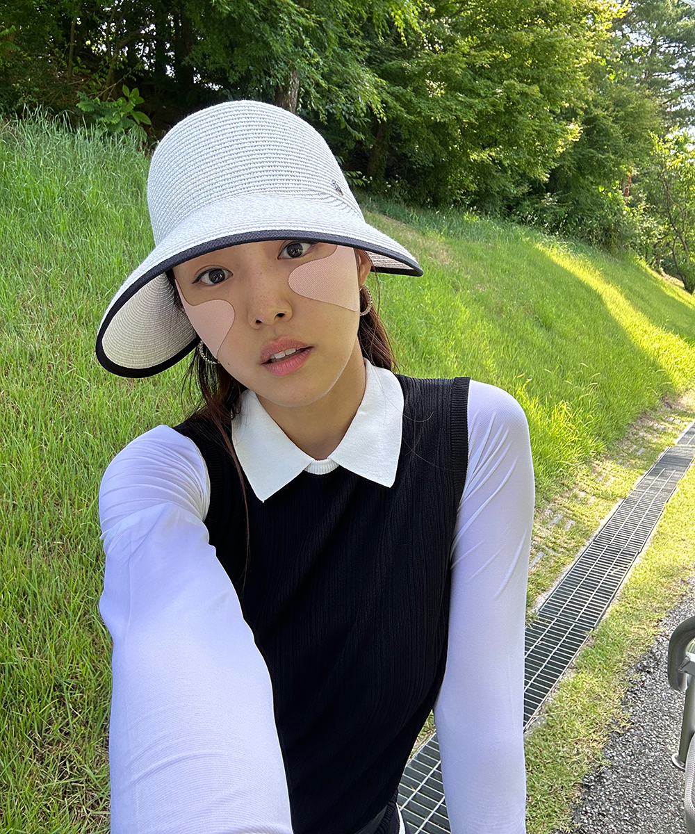 라운드넥 UV차단 냉감 이너(2color)