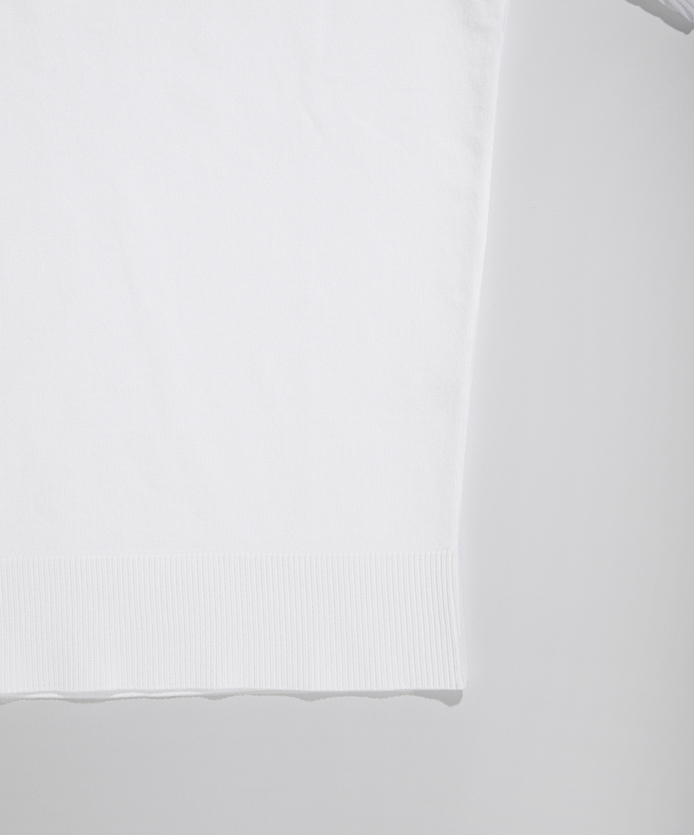 냉감 카라 반팔 니트(2color)