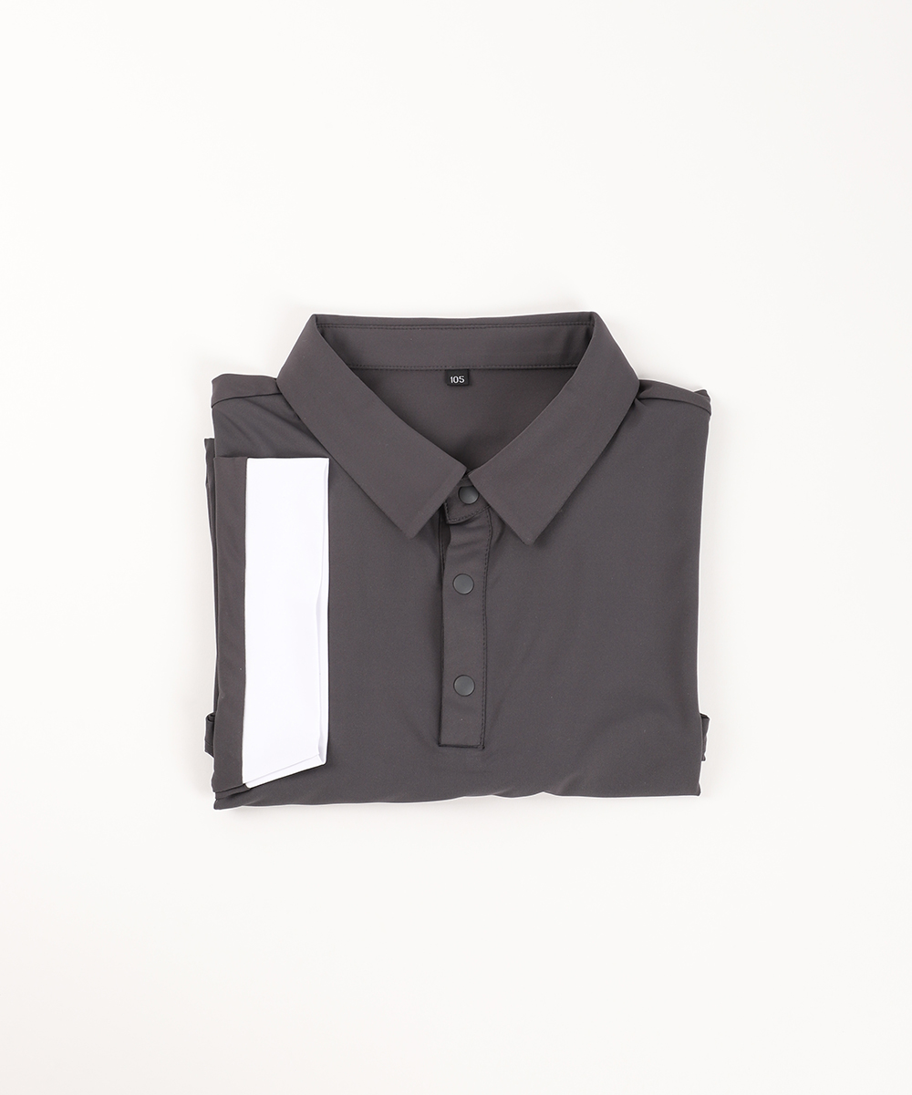 [MENS]소매 배색 쿨링 카라T(3color)