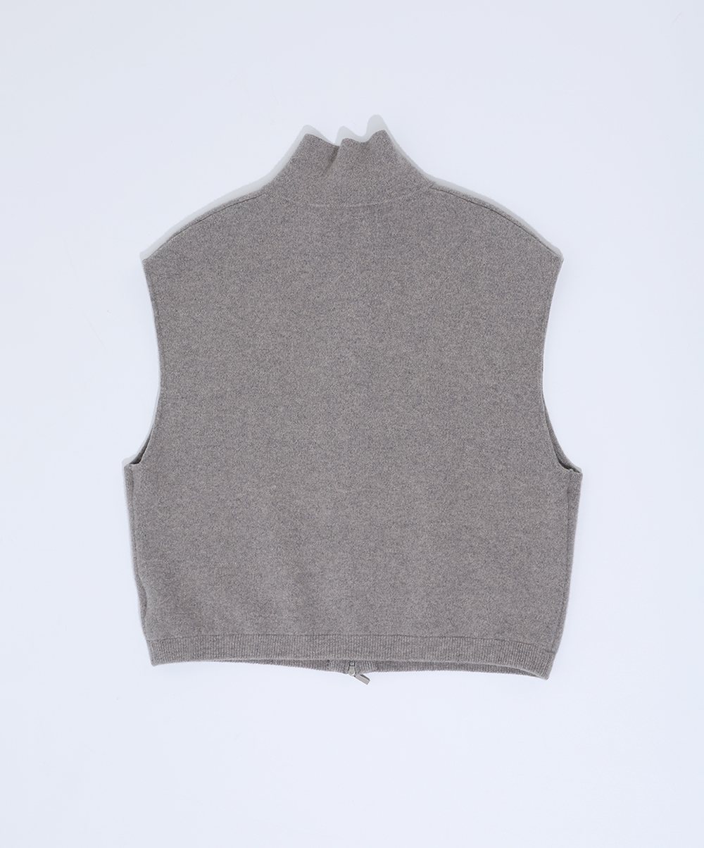 투웨이 집업 니트 베스트(3color)