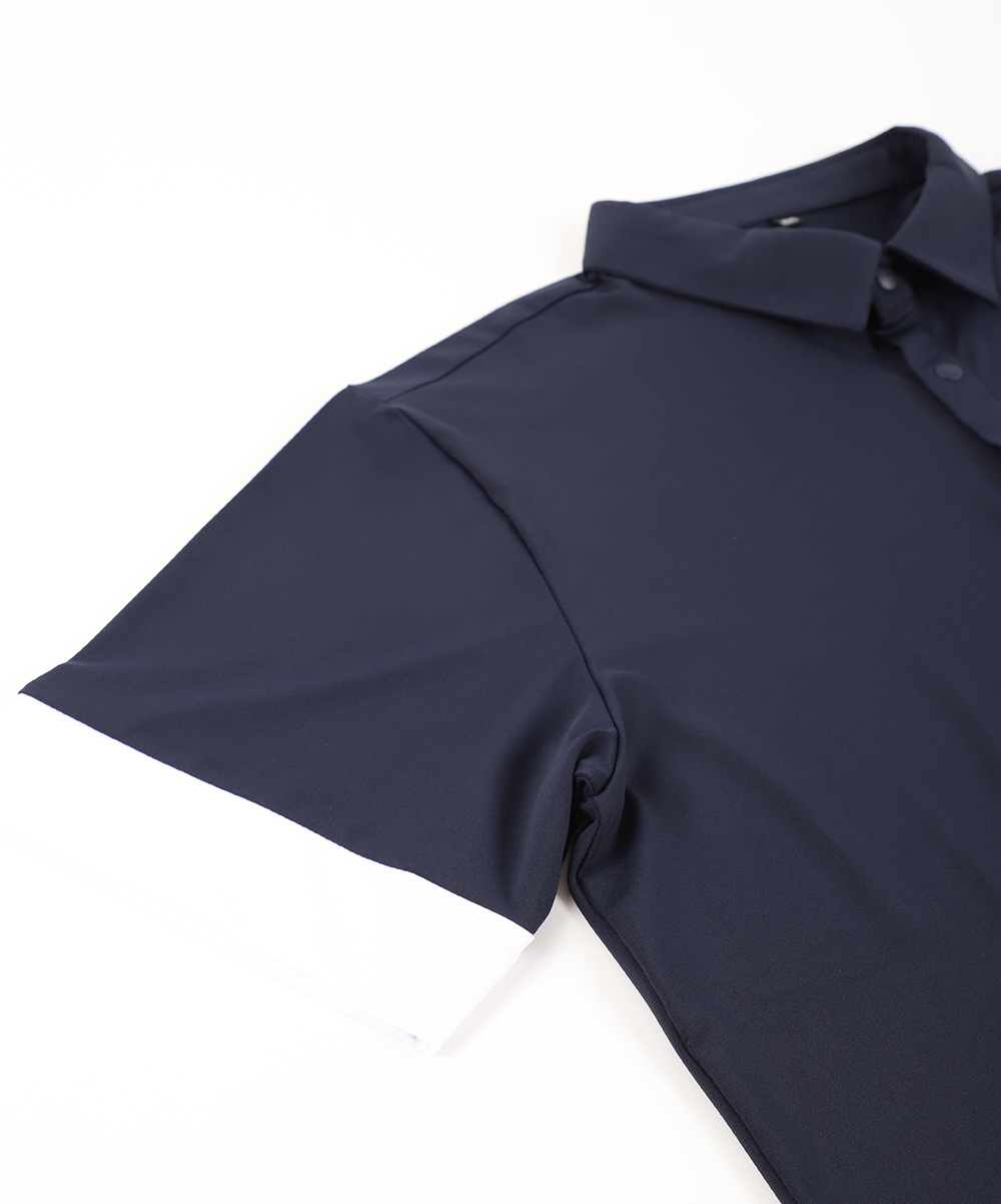 [MENS]소매 배색 쿨링 카라T(3color)