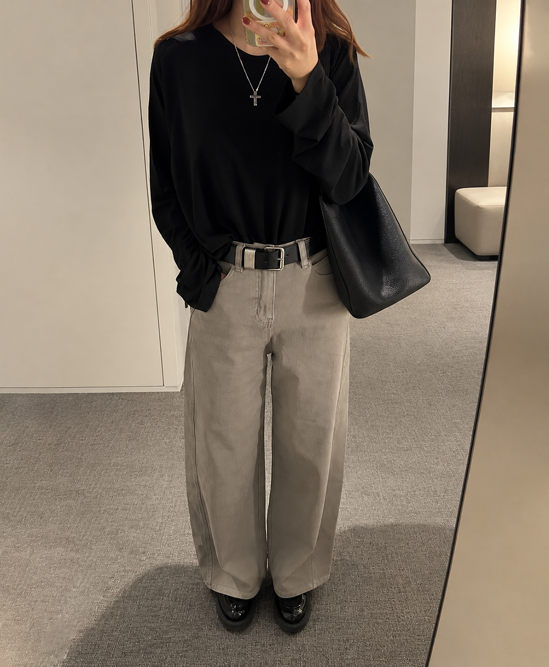 허쉬 모달 와이드 팬츠(벨트SET/2color)
