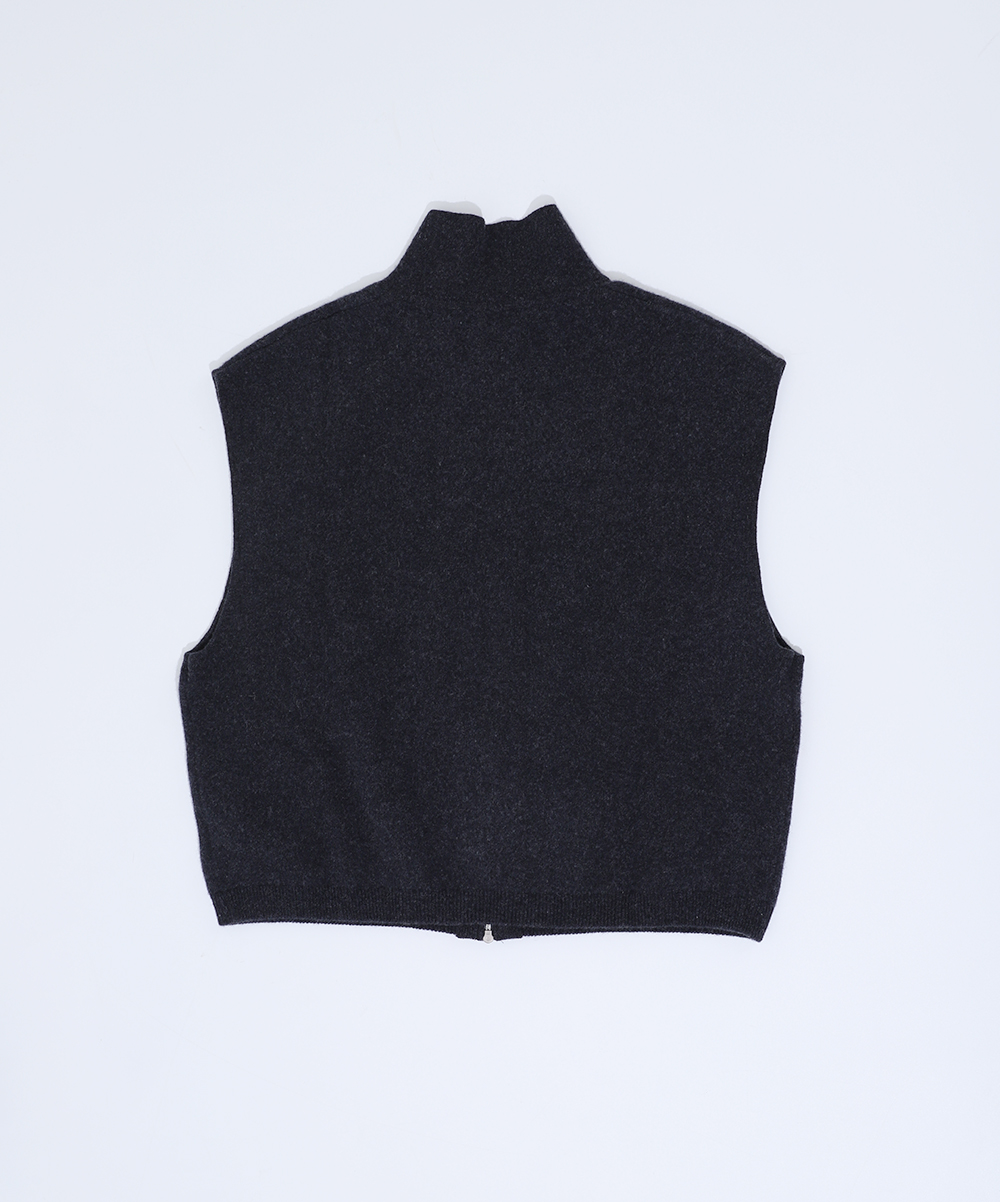 투웨이 집업 니트 베스트(3color)
