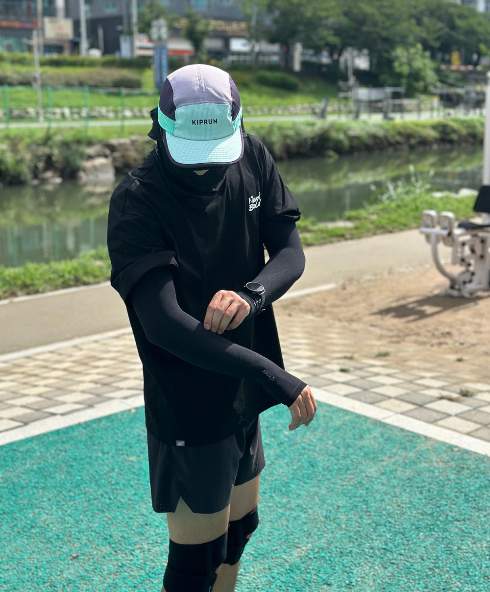양손등커버 UV차단 아쿠아 쿨토시(남녀공용)