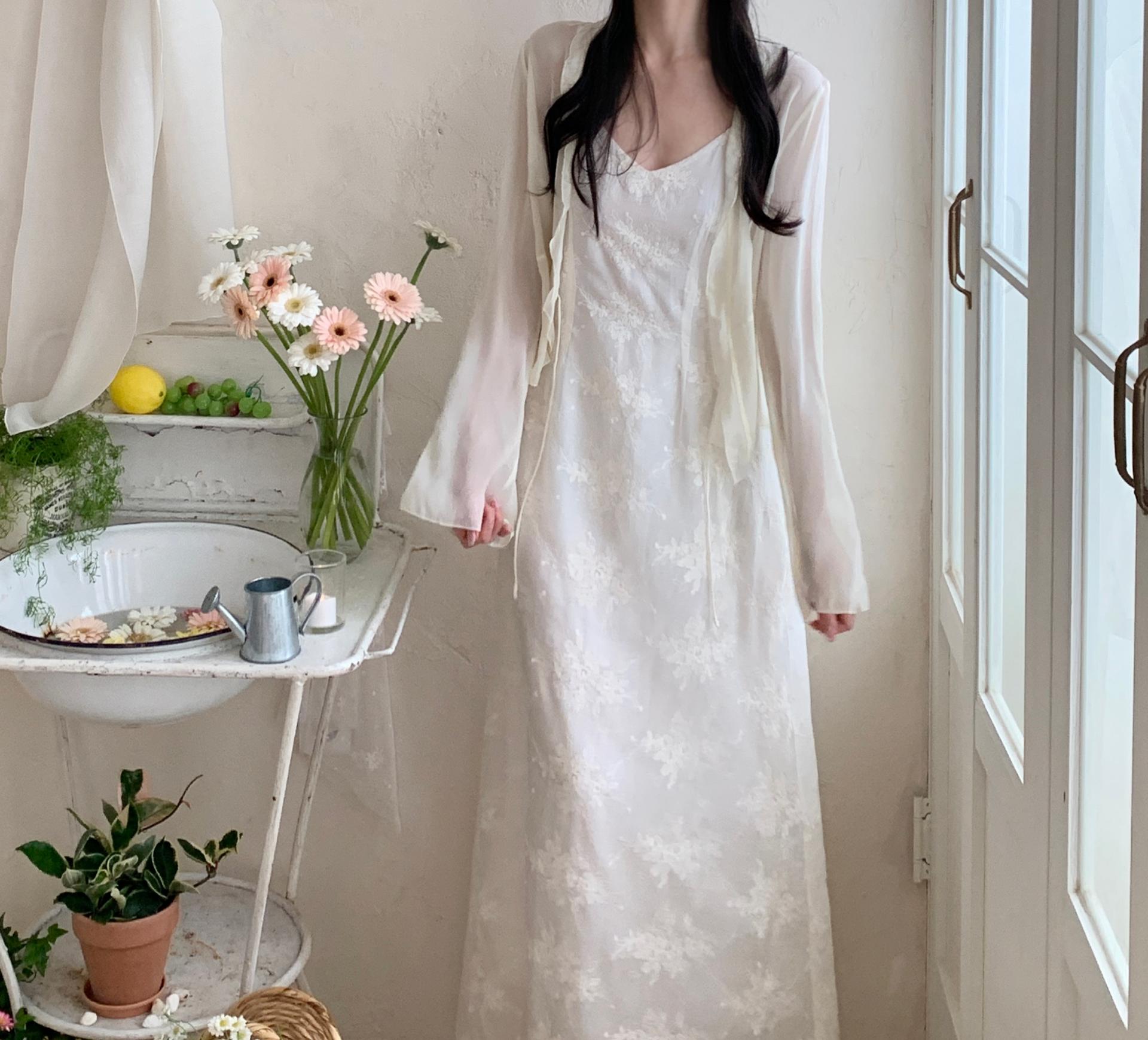(3차 재입고) MADE 로제리 레이스 슬립 원피스