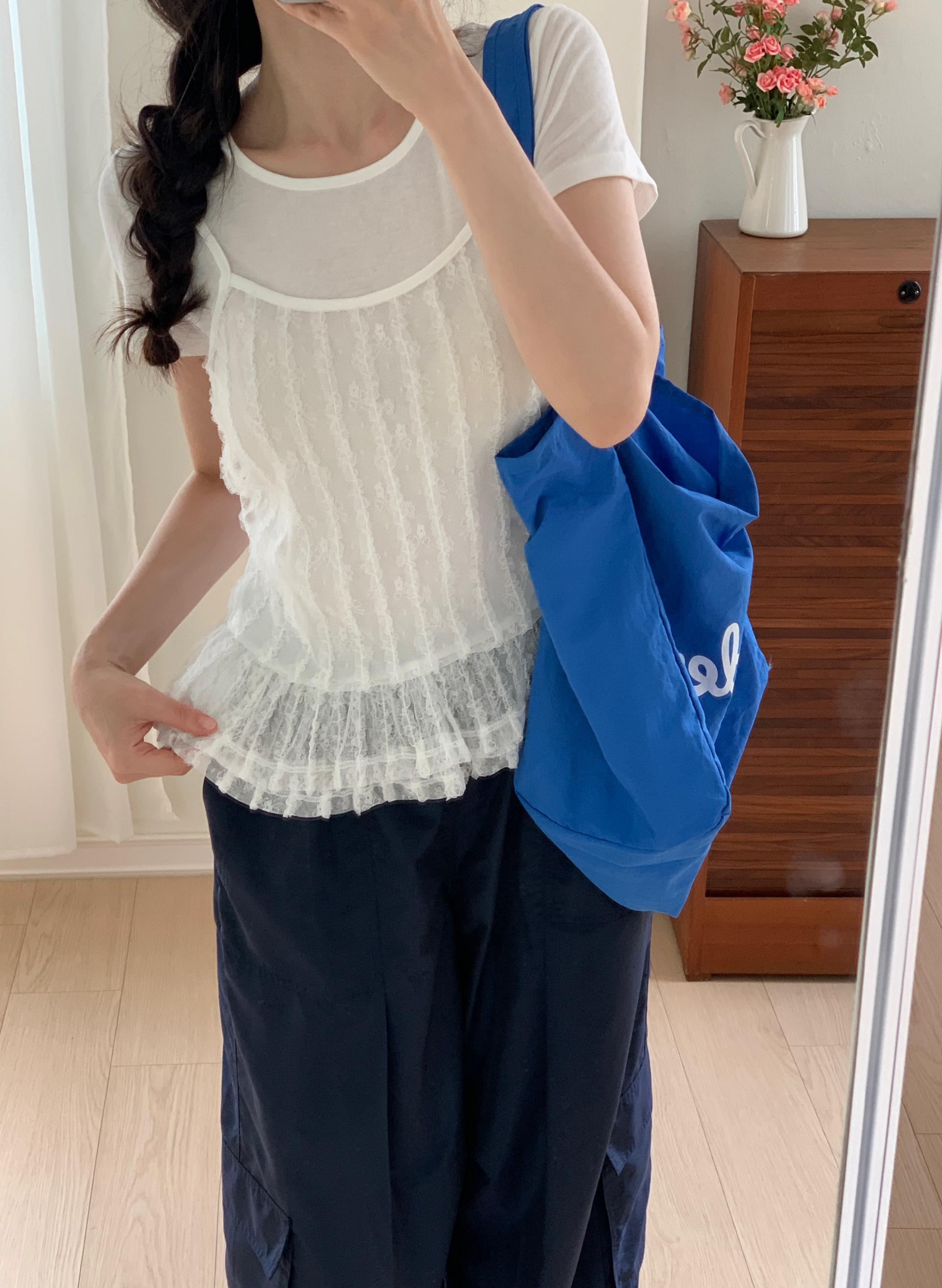 (뉴컬러 추가♥) 오로라 투톤 카고 와이드 팬츠 ( 2 color )
