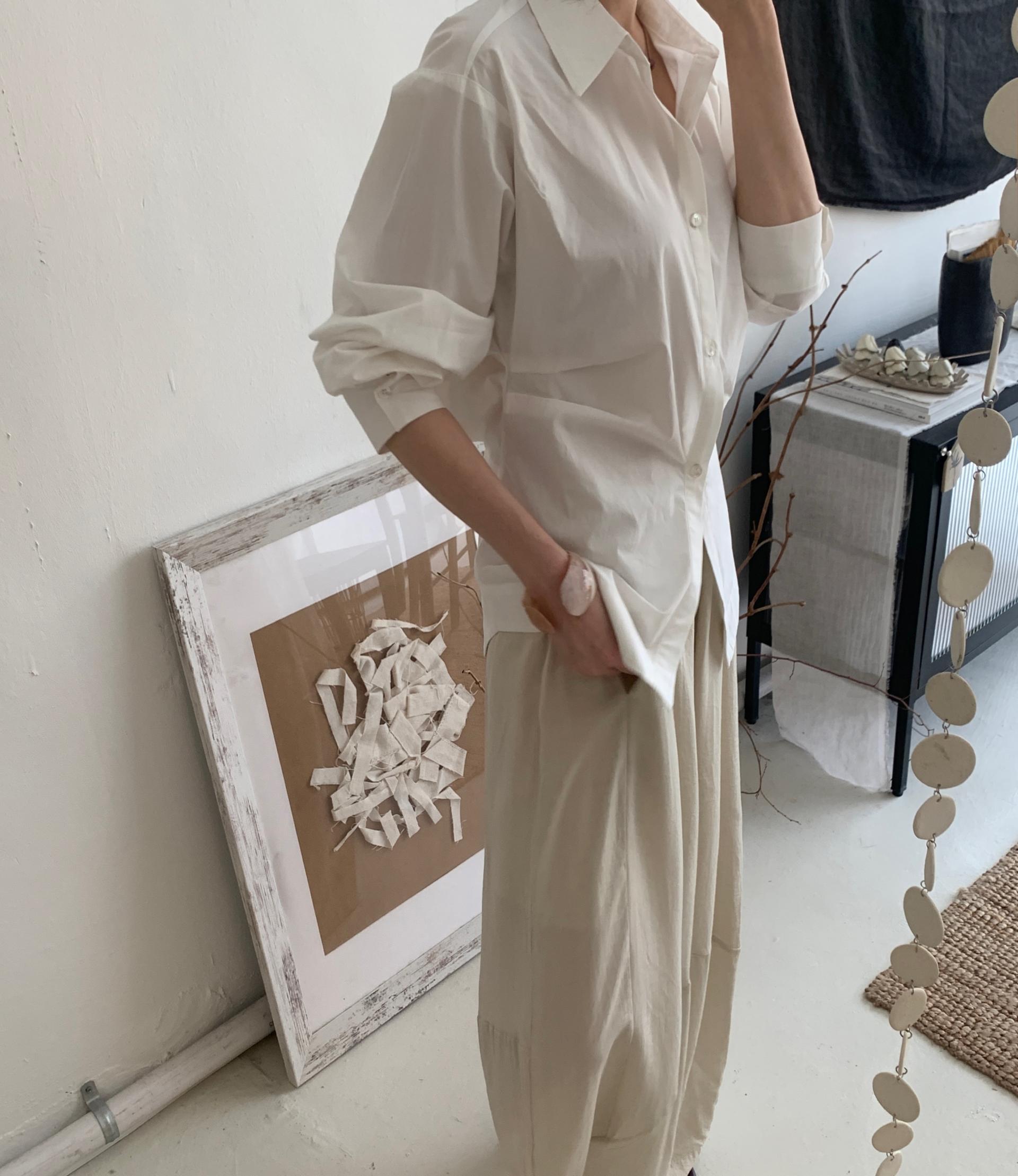 [다빈추천♥] 컨투어 핀턱 셔츠